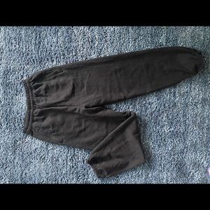 Black sweatpants